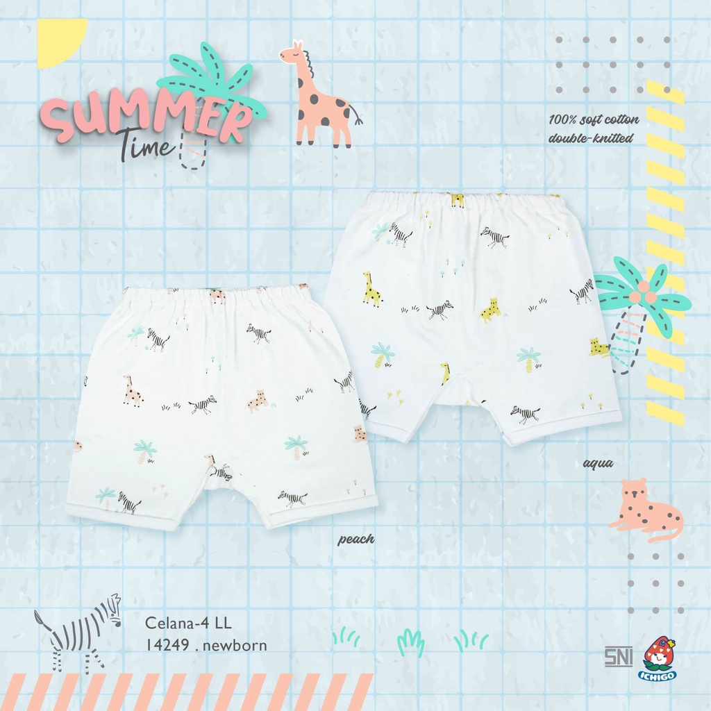 Ichigo NB stelan Pendek Summer Time (2 Pcs) IC-SPDNB/2