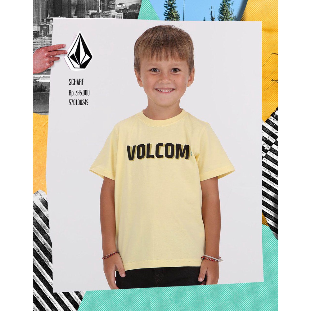 RAYSURF VOLCOM T-SHIRT ANAK 570100249 ORIGINAL