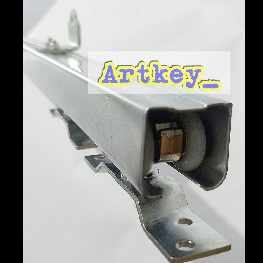 REL PINTU SLIDING/GESER GALVANIS/BESI TEBAL PANJANG 1.8 METER J3