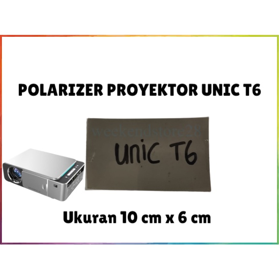 Polaris Polarizer pengganti LCD Mini LED Proyektor UNIC T6 yang rusak, hemat dan murah