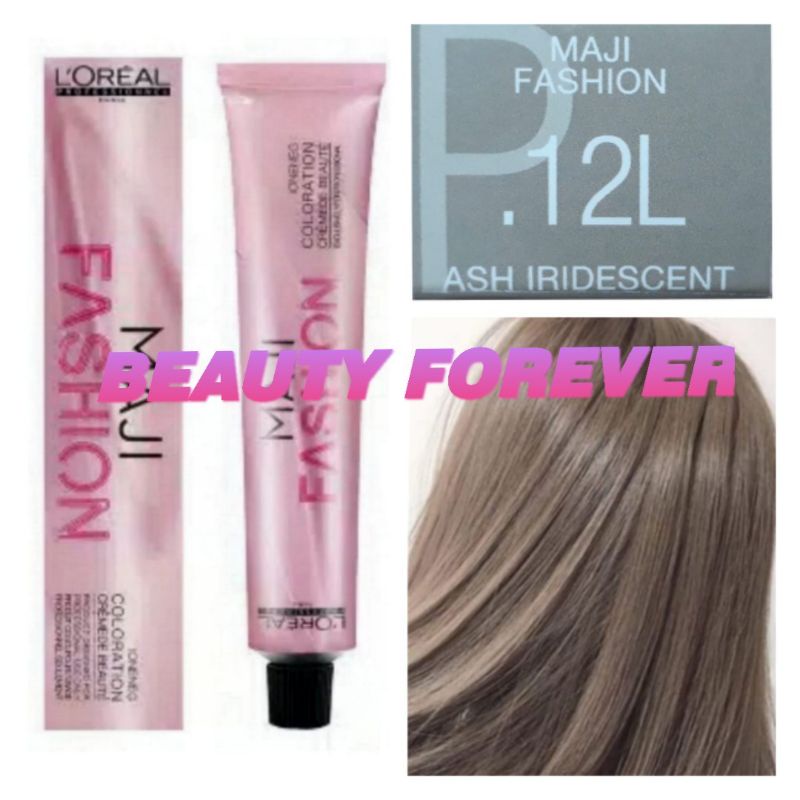 LOREAL MAJIFASHION NO. P.12L ASH IRIDESCENT