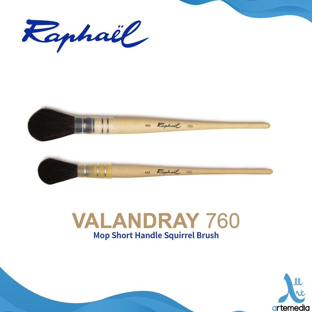 

Kuas Lukis Raphael 760 Mop Valandray Squirrel Brush Short Handle
