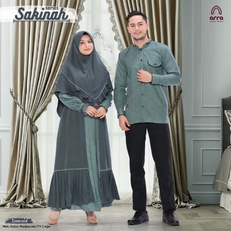 Gamis Sarimbit Keluarga Ayah Ibu Anak Series Sakinah Warna Emerald Original Premium Arra Sarimbit Couple 2023 Terbaru Busana Muslim Kapel Kondangan Baju Couple Keluarga Muslim Sarimbit Lebaran Baju Kondangan Wanita Kekinian Jumbo