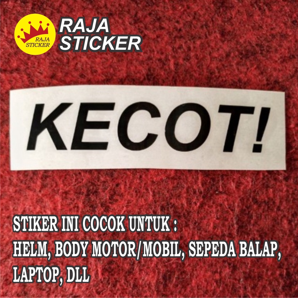 STICKER CUTTING KECOT