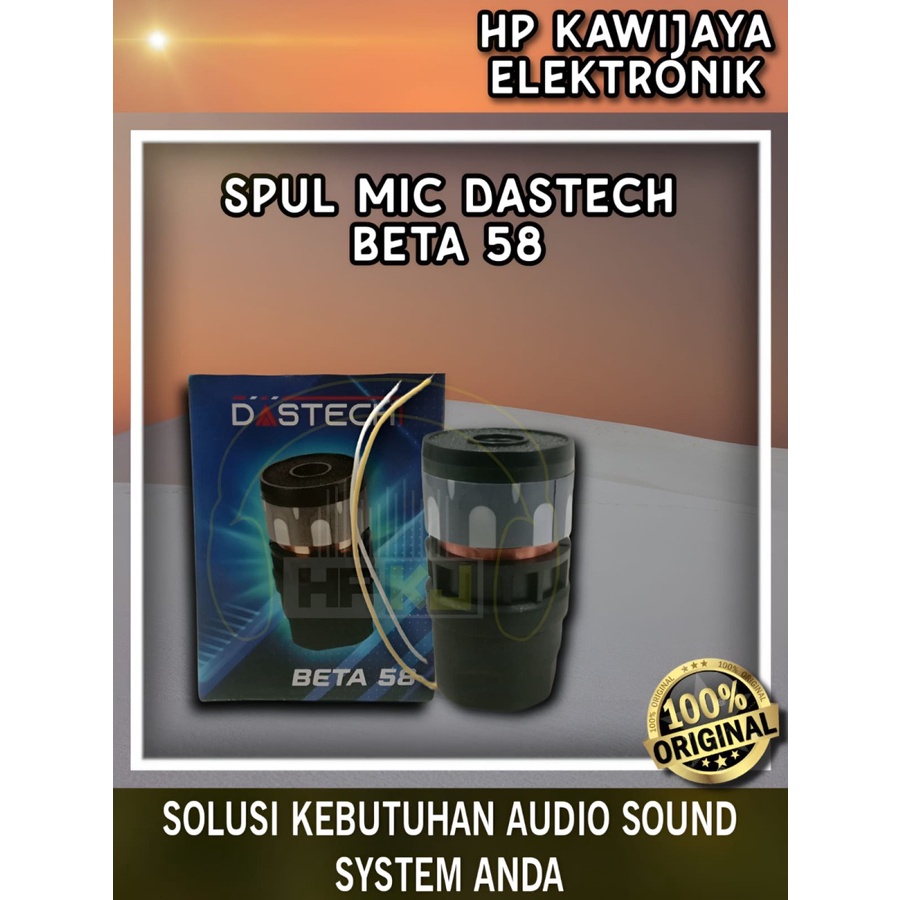 SPOOL MICROPHONE MIC DASTECH BETA 58 SPUL MIC DASTECH BETA-58