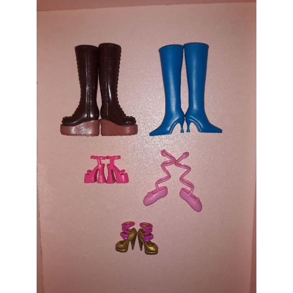 Sepatu Barbie Mattel / Sepatu My Scene / Sepatu Genevieve / Wedges Barbie / Boots Barbie / Aksesoris