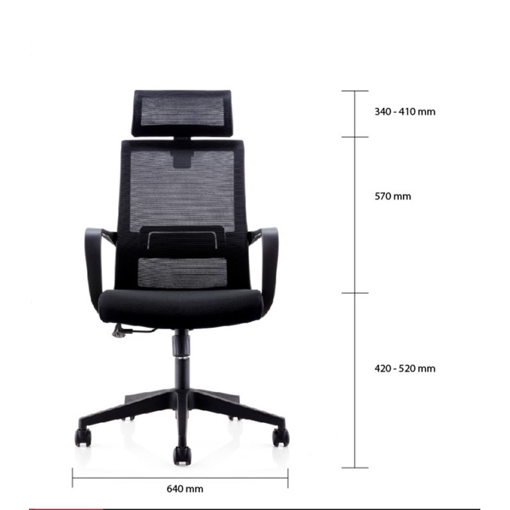 Highpoint Kursi Kantor / Kursi Kerja New Austin CH180A Head Rest