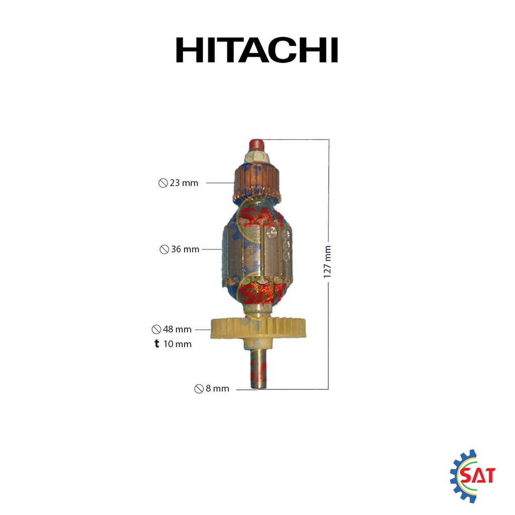 Armature / Angker FP 20SA Hitachi Mesin Serut Ketam Kayu Fp20SA Pasah / Planer