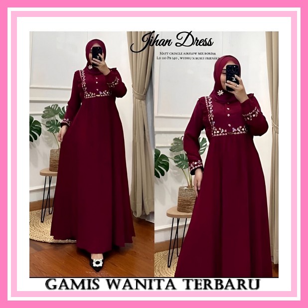 [Cod] Gamis Diorsilk Premium/ Gamis Busui Friendly/ Maxmara Lux/ Gamis Muslimah/ Pakaian Wanita Cod 