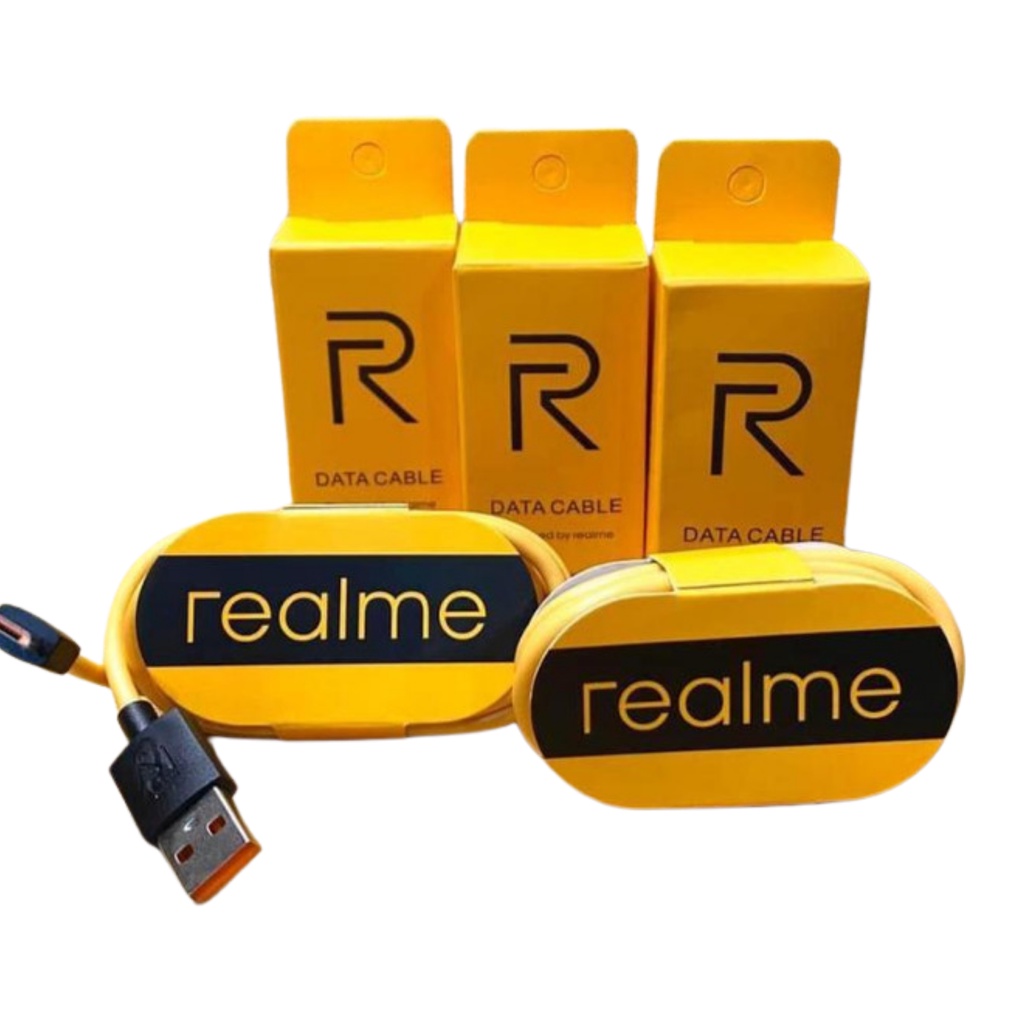 Kabel Data Micro dan Type C Realme Fast Charging 2.4A Realme 6 Realme 6pro