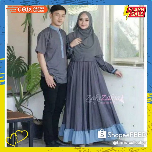 Buju Capel Hari Raya Pakean Lebaran 2023 Coupel Pasangan Remaja Viral Baju Hamis Copel Bsju Gmis Cou