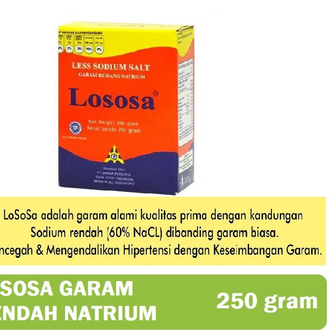 

12.12 Product HOT LOSOSA GARAM RENDAH NATRIUM 250 GRAM 