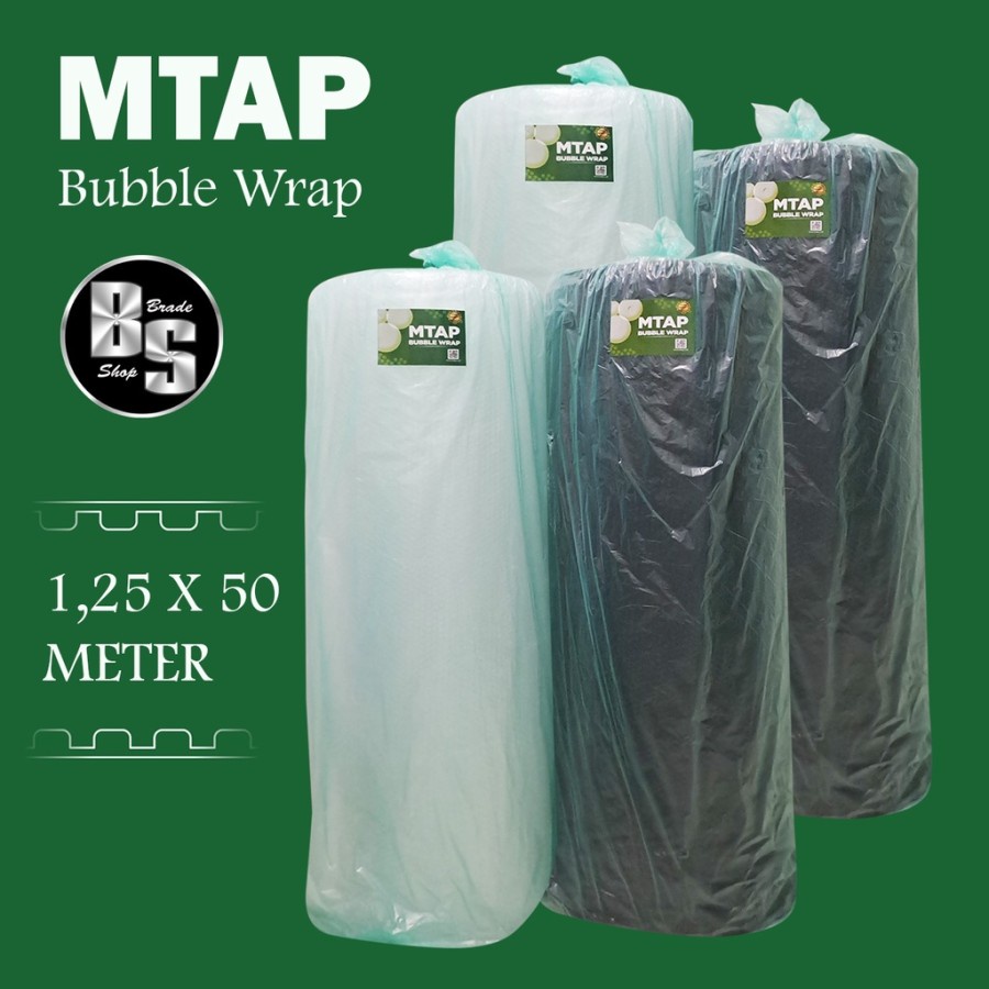 

PLASTIK BUBBLE WRAP 1 ROL ROLL 125CM 1.25M X 50M 50 M GOJEK GRAB