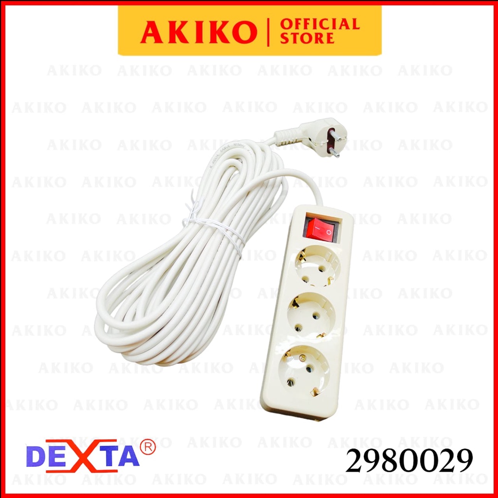 Stop Kontak Dexta 3Lubang 10 M