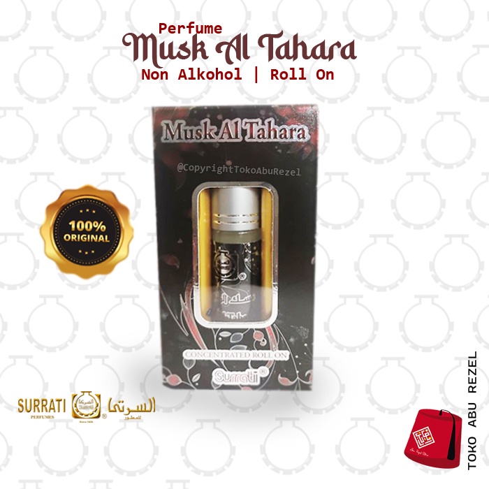 Parfum MUSK ALTAHARA 6ml Roll On | Parfum Surrati | Bibit Minyak |  Surrati Perfumes| Original Product | Surrati Factory Holly Makkah KSA