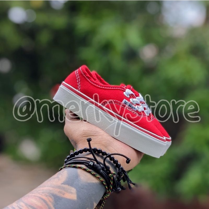 SEPATU ANAK ANAK AUTENTIC MERAH PUTIH MURAH