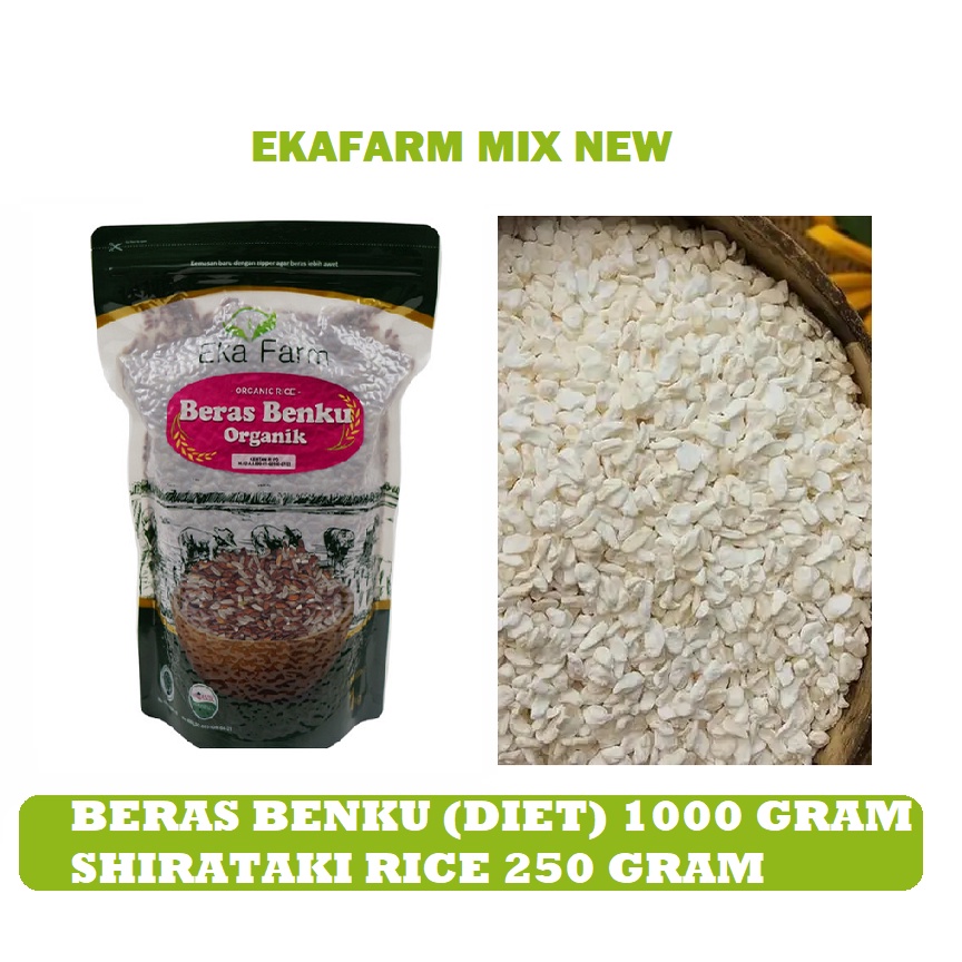 

EKAFARM Mix Beras & Shirataki Rice 1250 gram