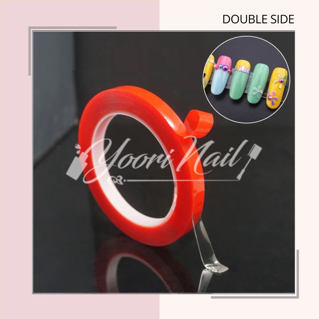 Double sided nail tape double side perekat kuku palsu display