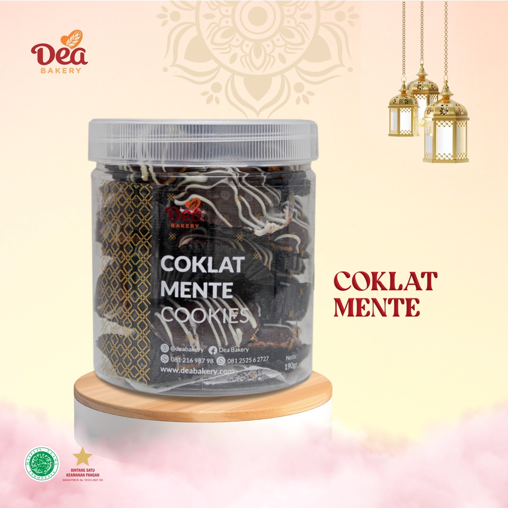 Coklat Mente Cookies Dea Bakery / Kuker Lebaran
