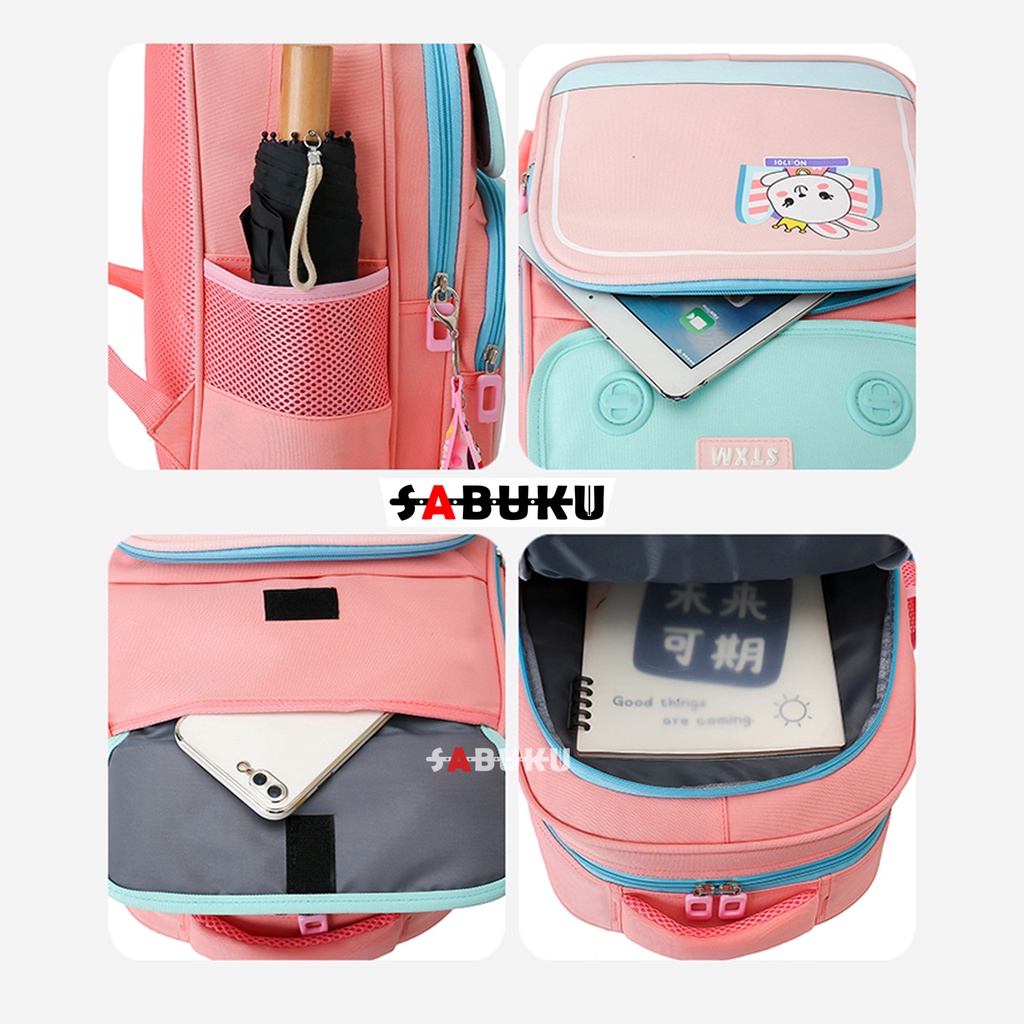 Tas Ransel Anak Sekolah Unisex Tas Punggung Karakter Lucu Backpack Remaja Tas Laptop-290