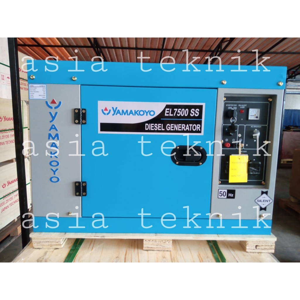 Silent genset diesel 5000 watt Yamakoyo Heavy Duty harga