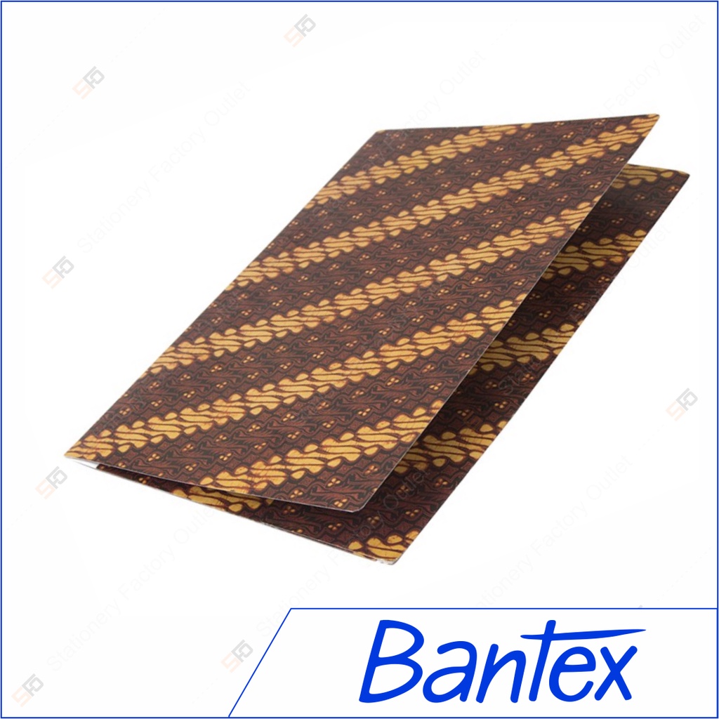 Stofmap Batik Coklat Bantex 3455 - Map Dokumen