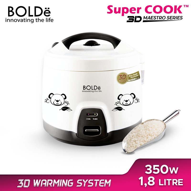 BOLDe Super Cook Maestro Series 1,8 Liter - Rice Cooker Magic Com Penanak Nasi