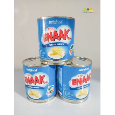 

Susu kaleng Cap Enak 370 Gram (Putih dan Coklat) / susu kaleng (BPOM RI)