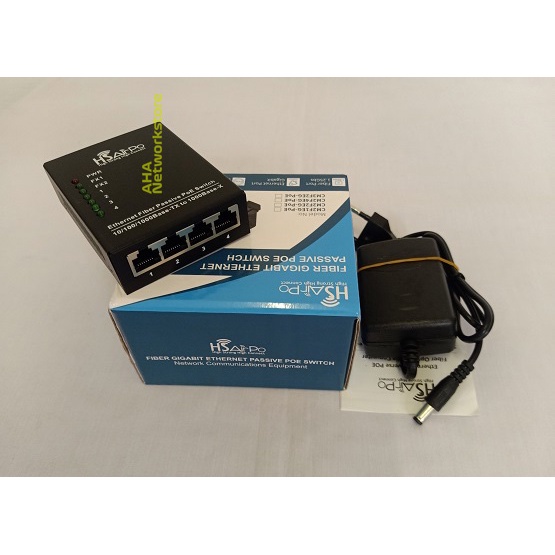 HSairPo 2F4EG POE Converter FO 2FO 4Gigabit Port PoE HSairPo CM2F4EG POE