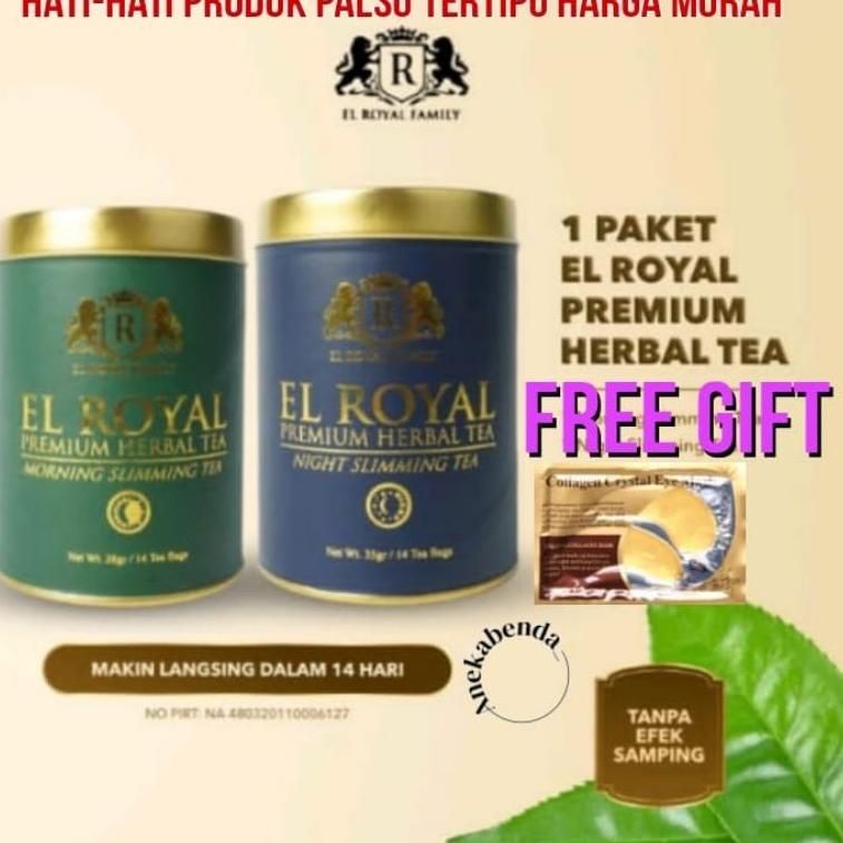 

Jangan Sampai Kehabisan!!!❄️ (FREE GIFT) EL ROYAL PREMIUM HERBAL TEA / TEH HERBAL UNTUK KESEHATAN / 1 PAKET ISI MORNING & NIGHT