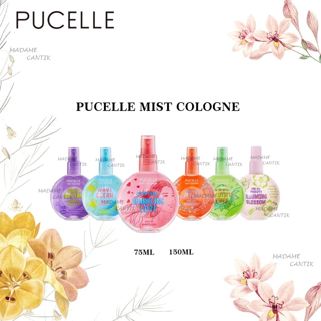 ✿ MADAME ✿ PUCELLE MIST COLOGNE SPRAY PARFUM BADAN PUCELLE ORIGINAL