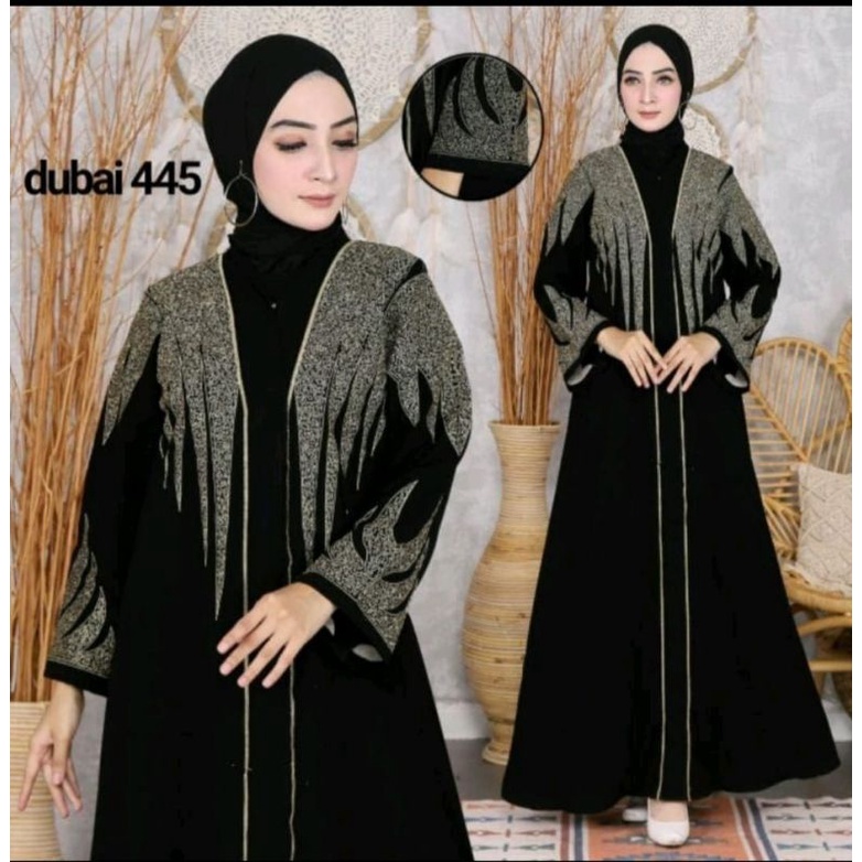 Dress hitam abaya hitam terbaru modern terkini busui abaya turki abaya hitam dewasa abaya kekinian a