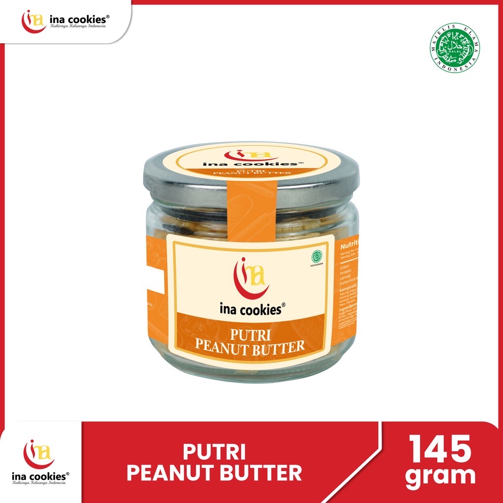 

Ina Cookies Jar PUTRI PEANUT BUTTER