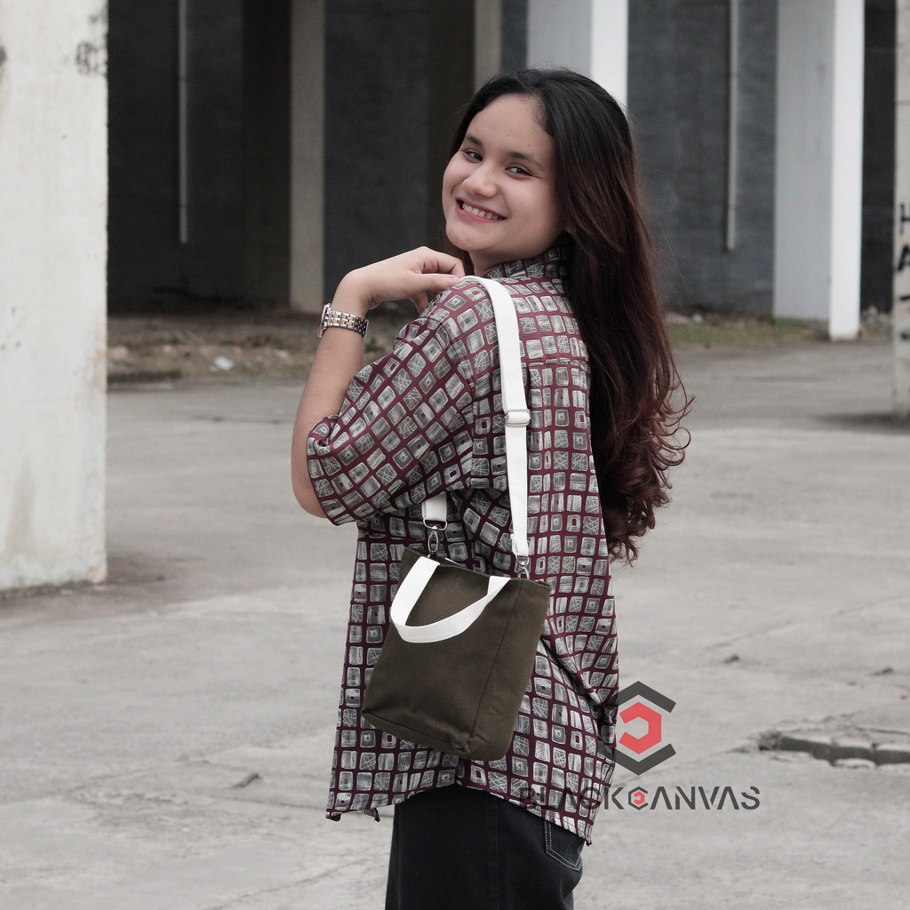 Tas Selempang CANDY.id Canvas Premium 100% Cotton