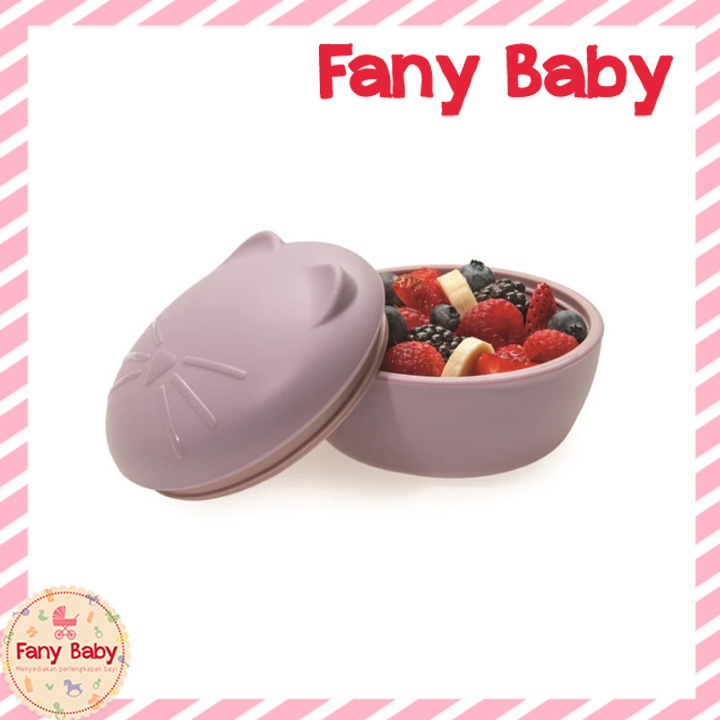 MELII BABY SILICONE BOWL WITH LID 350ML