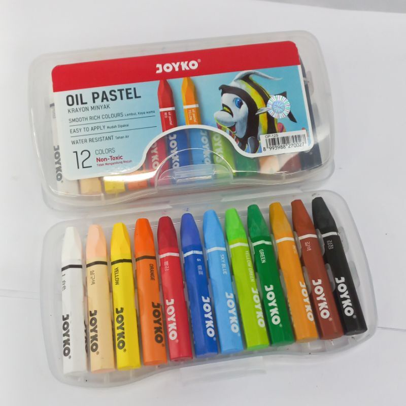 

Crayon Oil Pastel JOYKO 12 Warna