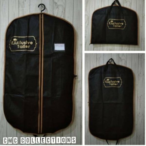 『Perdana』 Cover jas pria / sarung jas pria / suit cover / cover gantungan baju jas / pelindung baju 