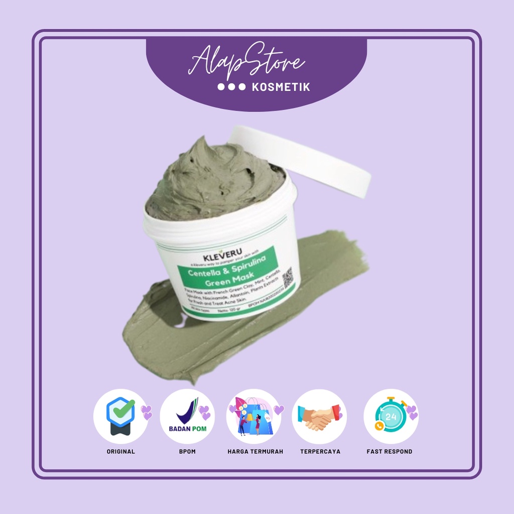 Kleveru Centella And Spirulina Green Mask 120 Gr120 gr