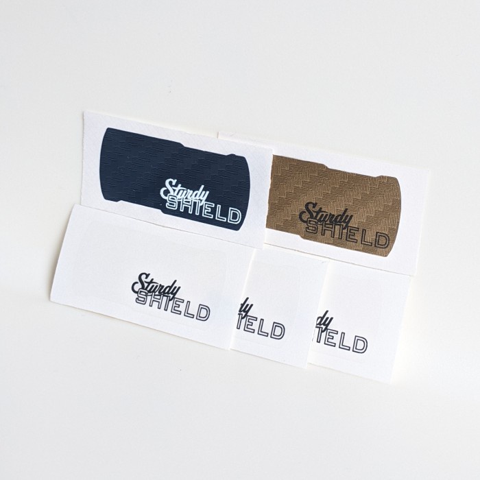 

Terlaris Sturdy Shield Sticker Dotaio