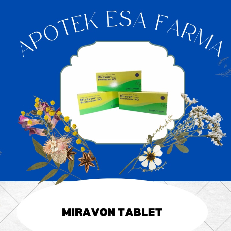 MIRAVON TABLET OBAT BATUK BERDAHAK