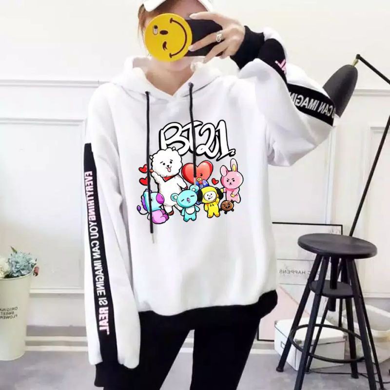 Bess - Hoodie Remaja Wanita / Hoodie Remaja BONEKA