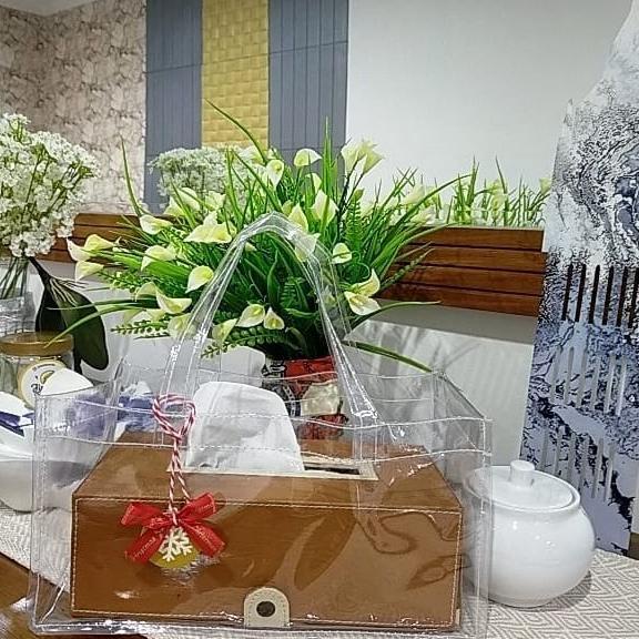 goodybag kotak dus brownis / box kue kraft brownies /toples kue kering |gat