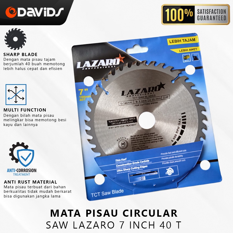 Mata circular saw gerinda pisau potong kayu Lazaro 4 inch