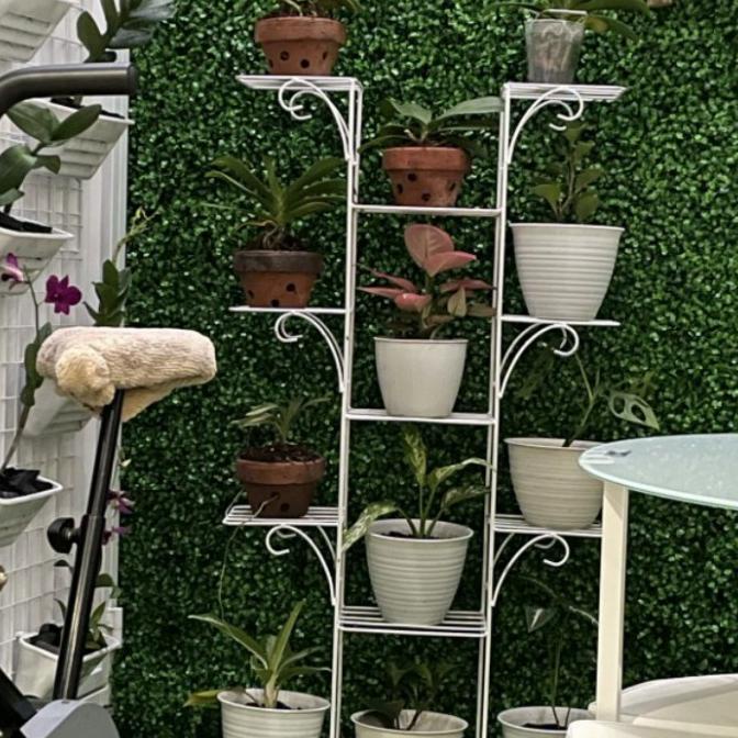 Rak Bunga Susun Rak Tanaman Rak Pot 12 Susun Besi Kokoh