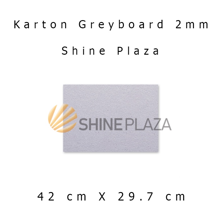

Karton Greyboard 2mm A3 - Grey Board Abu 2 mm - Bahan Maket