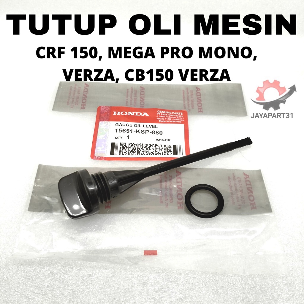 TUTUP OLI MESIN HONDA CRF 150 MEGA PRO MONO, VERZA , CB150R VERZA