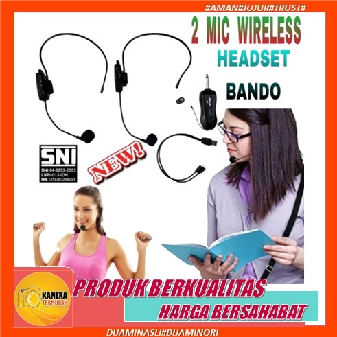 Mic Wireless IMAM CLIP ON Shure Sh 01 Mic Wireless Jepit Imam Freq UHF