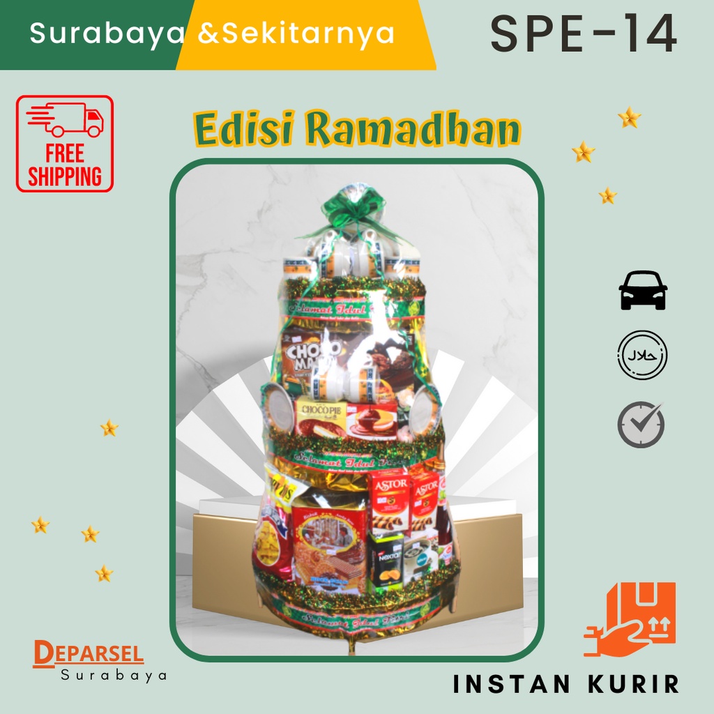 

Parcel Sidoarjo Surabaya Cangkir Set Sango Lebaran Idul Fitri Special Seri SPE-14