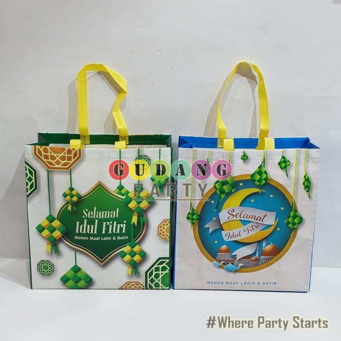 

Spunbond Press Laminasi Idul Fitri Besar/Tas Lebaran/Goody Bag Parcel 053