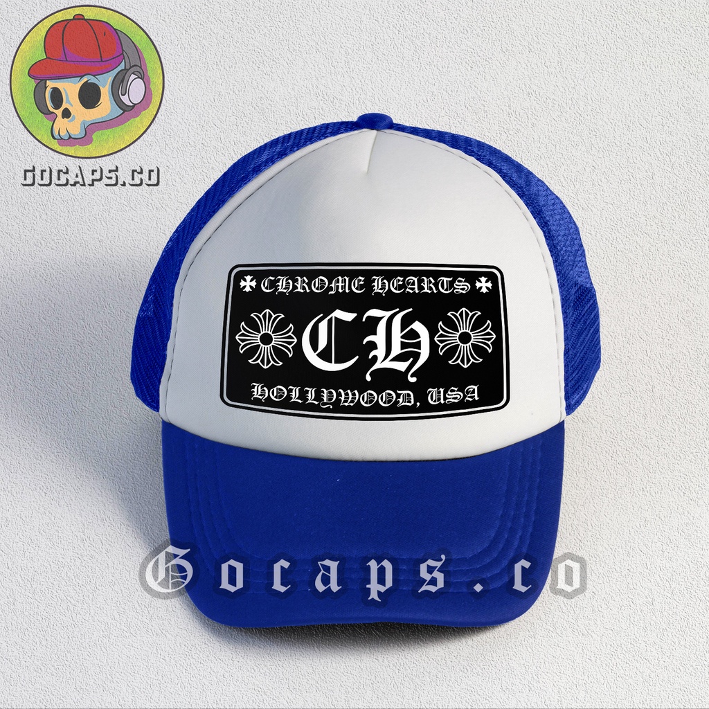 Gocaps - Topi Jaring Trucker Chrome Unisex (Premium Quality) - CH